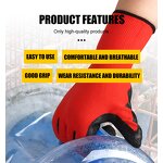 Safety Glove Latex Wrinkle Gloves Manufacturer - OEM/ODM Custom 13 Gauge Red Nylon Black Latex Coated Gloves