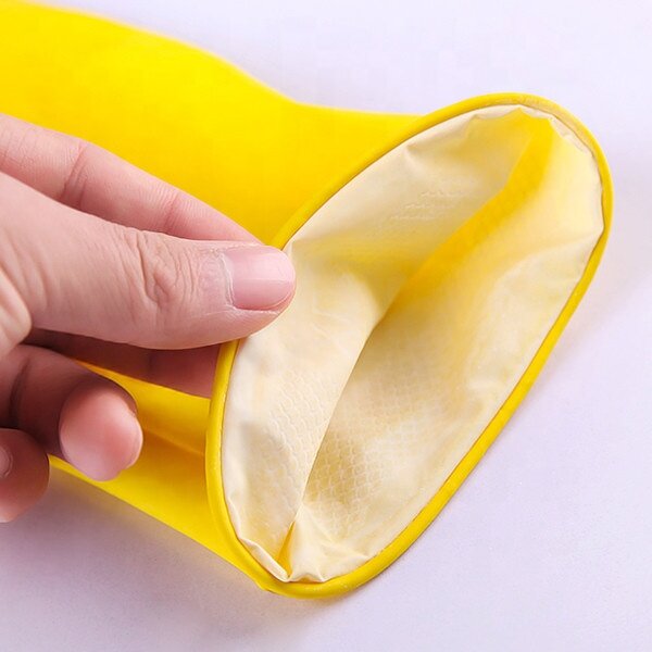 Latex Household Glove Factory - OEM/ODM Custom 100g Latex Household Glove Kitchen Cleaning Gloves