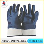 Nitrile Dipping Gloves Factory - OEM/ODM Custom Heavy Duty Nitrile Gloves Knit Cuff Dipping Gloves