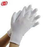 13G White PU Coated Gloves Manufacturer - OEM/ODM Custom 13G White Polyester White PU Palm Coated Gloves