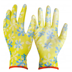 Colorful Flower PU Working Gloves Manufacturer - OEM/ODM Custom Colorful Flower PU Coated Working Gloves for Gardening