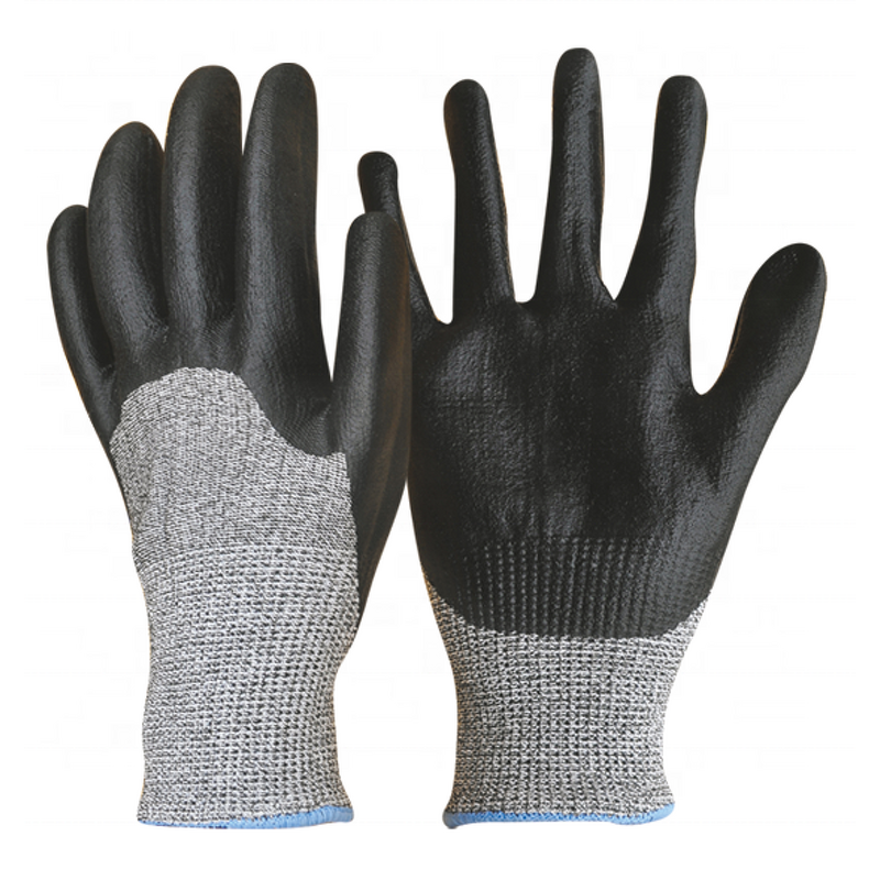 Cut Resistant Safety Gloves Manufacturer - OEM/ODM Custom HPPE PU Coated Level 5 Anti-cut Work Gloves