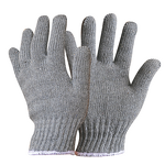 Dark Grey Cotton Gloves Manufacturer - OEM/ODM Custom Dark Grey Cotton Working Gloves Red Edge