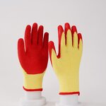 Grey Crinkle Latex Gloves Manufacturer - OEM/ODM Custom Grey Crinkle Finished Latex Coated Work Gloves EN388