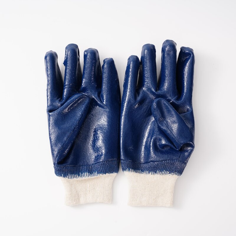 Double Nitrile Coated Gloves Manufacturer - OEM/ODM Custom Fully Double Nitrile Coated En388 Oil-Proof Gloves