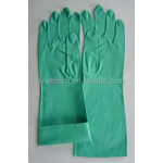 Green Nitrile Long Sleeve Gloves Manufacturer - OEM/ODM Custom Latex-Coated Green Nitrile Long Sleeve Gloves Anti-Static