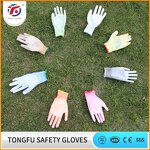 Flower Color PU Coated Gloves Factory - OEM/ODM Custom Flower Color Polyester White PU Palm Garden Gloves
