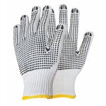 Cotton Dotted PVC Work Gloves Factory - OEM/ODM Custom Cotton Dotted PVC Work Gloves with Finger Tip Protector