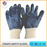 Nitrile Dipping Gloves Factory - OEM/ODM Custom Heavy Duty Nitrile Gloves Knit Cuff Dipping Gloves