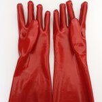 Waterproof Fishing Gloves Factory - OEM/ODM Custom Waterproof Fishing Gloves PVC Coated Long Sleeve