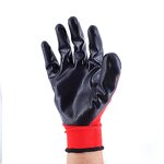 Nitrile Coated Work Gloves Supplier - Black Safety Gloves for Construction