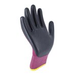 Nitrile Coated Work Gloves Supplier - Black Finish for Maintenance and Welding