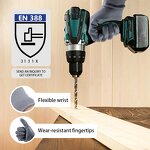 Nitrile Coated Work Gloves Supplier - Grey Foam CE EN388 Safety Gloves