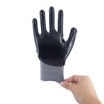 Nitrile Coated Gloves Factory - Grey Polyester Three Quarter Coating Industrial