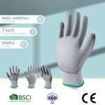 HPPE Anti Cut Safety Gloves Factory - Level 5 Protection Polyurethane Glove
