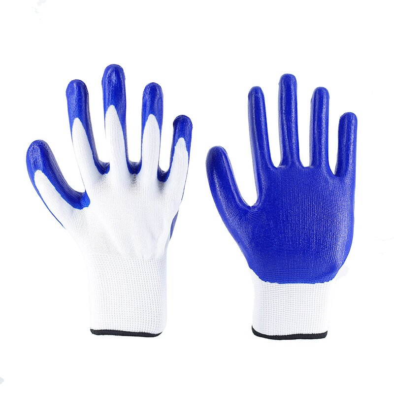 Nitrile Coated Work Gloves Factory - OEM Wholesale for Gardening and Industrial
