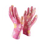 Printed Nitrile Coated Gloves Supplier - for Gardening Woman Farming Construction