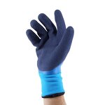 Winter Latex Coated Gloves Factory - Double-Layer Waterproof Warm Safety Gloves