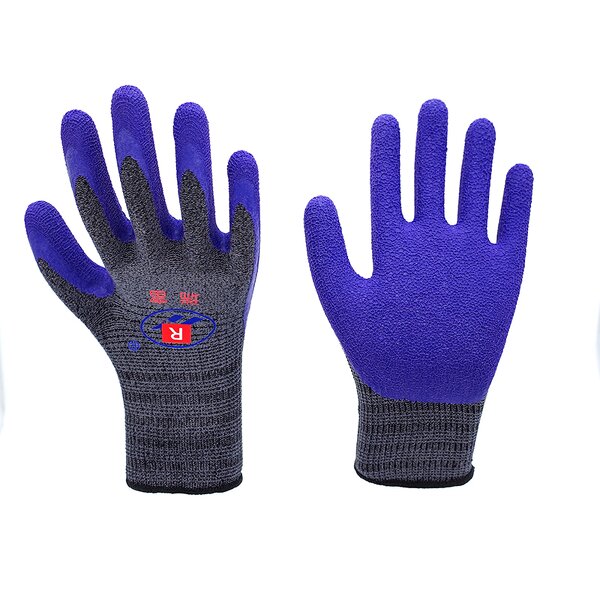 Latex Foam Coated Gloves Supplier - Black Honeycomb Foam Industrial Gloves