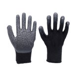 Cotton Latex Work Gloves Manufacturer - 10G Crinkle Finish for Hard Construction