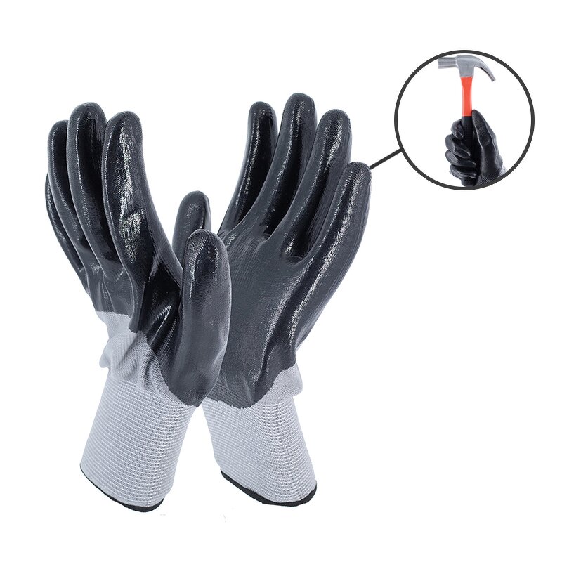 Nitrile Work Gloves Manufacturer - Waterproof Durable Industrial Labor Gloves
