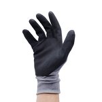Nitrile Foam Coated Gloves Factory - Black Foam Finish Palm Coated Work Gloves