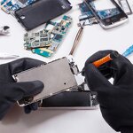 PU Coated Construction Gloves Manufacturer - Black Breathable CE Protection Work