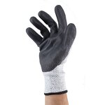 Cut Resistant PU Coated Gloves Manufacturer - ANSI Level A4 CE Certified Black
