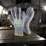 Cut Resistant PU Coated Gloves Supplier - ANSI Level-5 HPPE High Performance