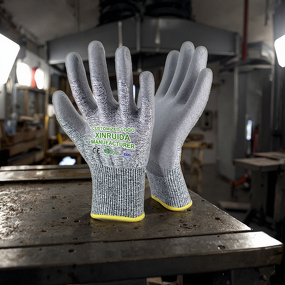 Cut Resistant PU Coated Gloves Supplier - ANSI Level-5 HPPE High Performance