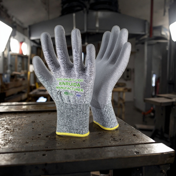 Cut Resistant PU Coated Gloves Supplier - ANSI Level-5 HPPE High Performance