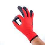 Nitrile Coated Work Gloves Supplier - Black Safety Gloves for Construction