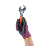 Nitrile Coated Work Gloves Supplier - Black Finish for Maintenance and Welding