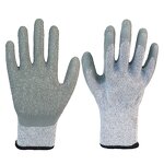 Cotton Latex Work Gloves Manufacturer - 10G Crinkle Finish for Hard Construction