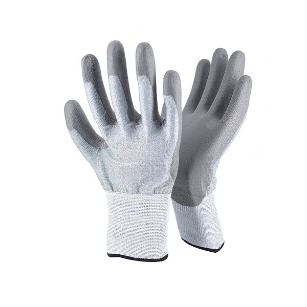 Cut Resistant PU Coated Safety Gloves Factory - ANSI Level-5 HPPE Protection