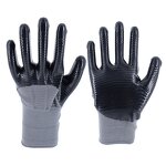 Nitrile Coated Gloves Factory - Grey Polyester Three Quarter Coating Industrial