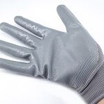Nitrile Coated Work Gloves Supplier - Grey Foam CE EN388 Safety Gloves