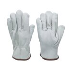 Leather Work Gloves Manufacturer - Protective Waterproof Fleece Lined for Driving