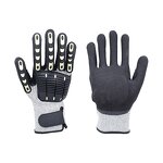 TPR Impact Gloves Supplier - Oilfield Anti Slip Cut Resistant Safety Gloves