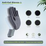 Cut Resistant PU Coated Gloves Manufacturer - Level 5 HPPE Glass Proof Anti Cut