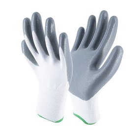 Nitrile Coated Work Gloves Manufacturer - 13G Polyester EN388 Protective Gloves