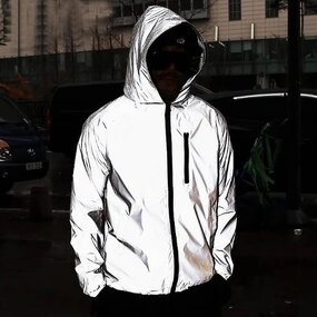 Jacket Supplier - New Streetwear Noctilucent Reflective Windbreaker Jacket