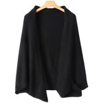 Shawl Factory - Winter Warm Women 100% Wool Kimono Batwing Wrap Cardigan