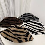 Bucket Hat Factory - Winter Fluffy Faux Fur Fisherman Plush Hat