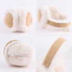 Ear Warmer Factory - Winter Women Foldable Fluffy Ear Cover Warm Outdoor