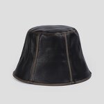 Bucket Hat Supplier - PU Leather Packable Sun Hat for Travel Hiking