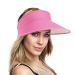 Sun Visor Factory - Summer Empty Top Big Wide Brim Straw UV Protection