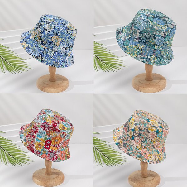 Bucket Hat Supplier - Double Side Wear Reversible Print Bucket Hats