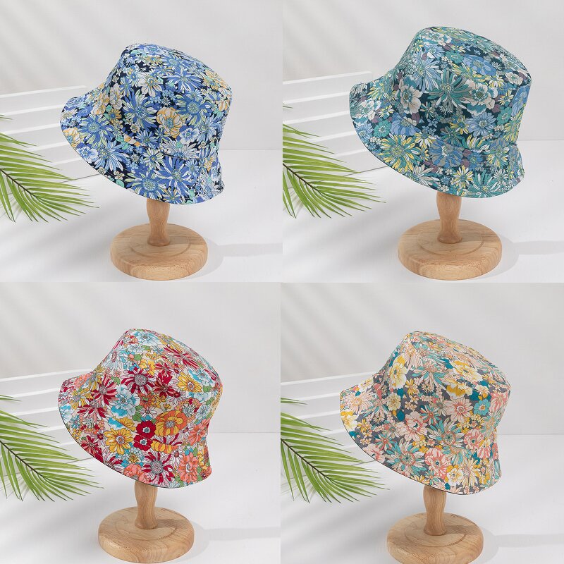 Bucket Hat Supplier - Double Side Wear Reversible Print Bucket Hats