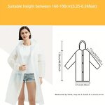 Raincoat Supplier - Custom Logo Unisex Adult EVA Rectangle Plastic Raincoat